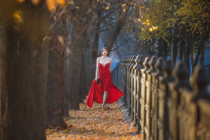 Yauhen Yerchak, «Lady in red»