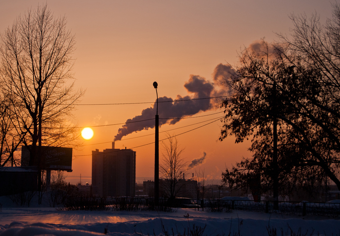 Оксана Хусаинова, «закат и город»
