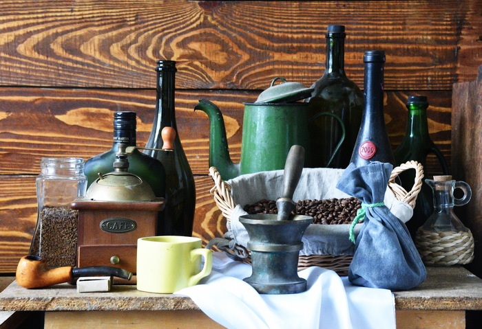 кофе и трубка