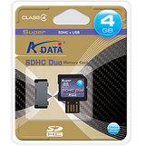 Носитель информации A-Data Super SDHC Duo