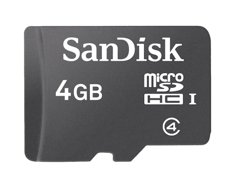 Носитель информации SanDisk microSDHC 4Gb