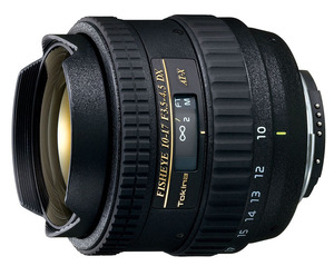 Объектив Tokina AT-X 10-17mm F3.5-4.5 DX Fisheye Canon EF-S