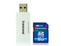 Носитель информации Transcend SDHC + Compact Card Reader S5