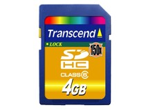 Носитель информации Transcend SDHC Class 6 150x
